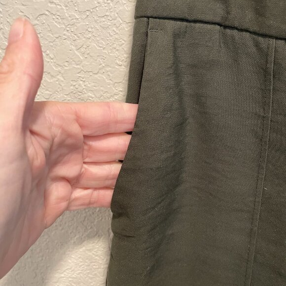 A New Day Green Ankle Trouser Pants Size 4 - Picture 3 of 7